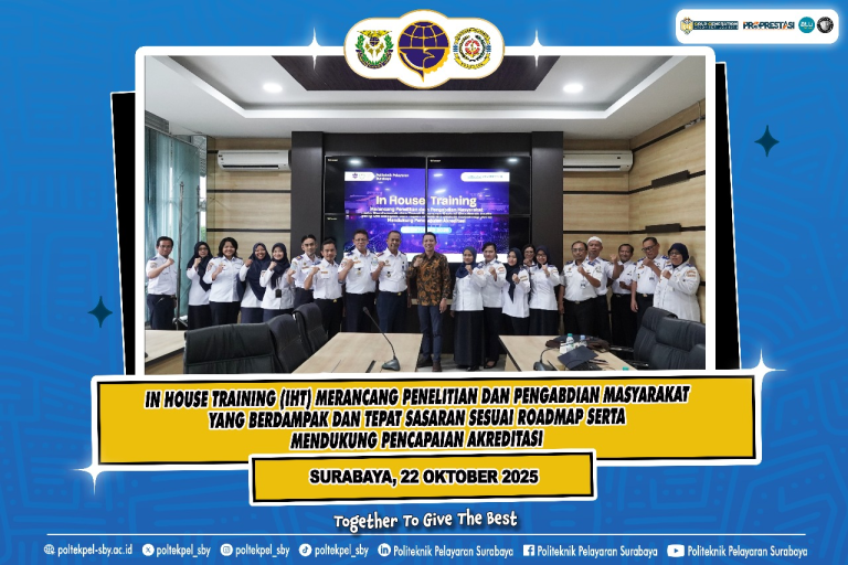 PPPM POLTEKPEL SURABAYA GELAR IHT PERANCANGAN PENELITIAN & PENGABDIAN BERDAMPAK, DUKUNG TARGET AKREDITASI